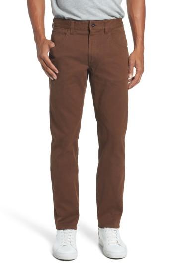 Men's Bonobos Bedford Carpenter Slim Fit Pants X 32 - Brown