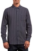 Men's Volcom Toner Stripe Woven Shirt - Blue