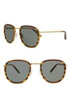 Women's Smoke X Mirrors 51mm Sunglasses - Brown Havana/ Matte Gold
