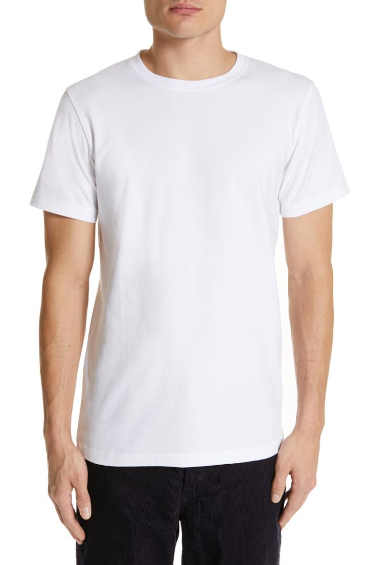 Men's Norse Projects Niels Crewneck T-shirt - White