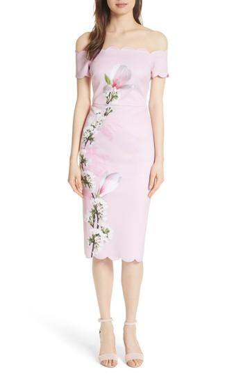 Women's Ted Baker London Olyva Harmony Body-con Dress - Pink