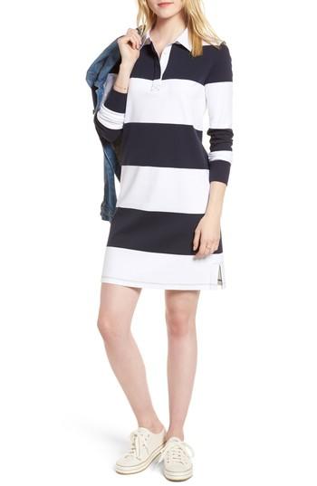 Women's 1901 Cotton Rugby Dress - Blue