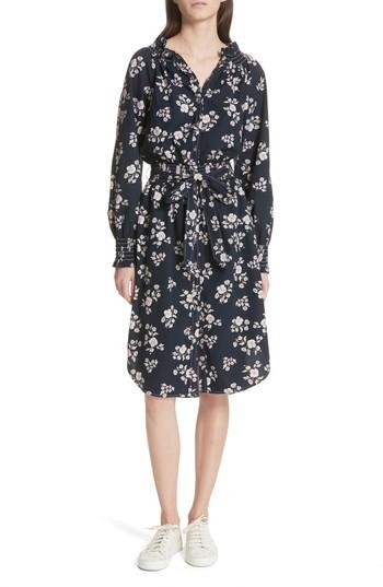 Women's La Vie Rebecca Taylor Camille Floral Shirtdress - Blue