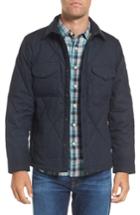 Men's Filson Hyder Quilted Water-repellent Shirt Jacket, Size - Blue
