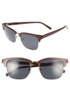 Men's Ted Baker London 55mm Polarized Browline Sunglasses - Brown