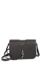 Saint Laurent Calfskin Leather Crossbody Bag - Black