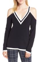 Women's Halogen Open Front Pocket Cardigan, Size - Grey