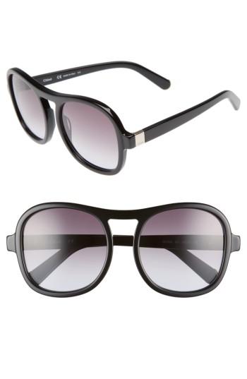 Women's Chloe Marlow 56mm Gradient Lens Sunglasses -