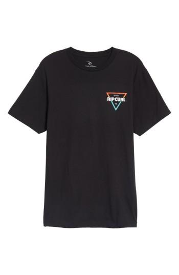 Men's Rip Curl The Edge Premium Graphic T-shirt - Black