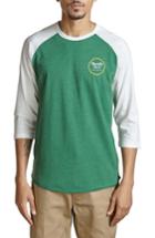 Men's Brixton Wheeler Graphic Baseball T-shirt - Green