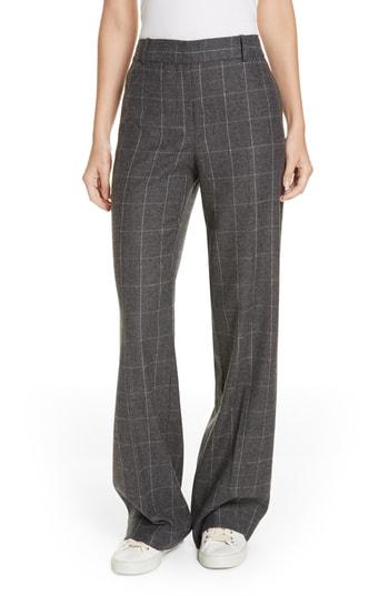Women's Equipment Hagan Plaid High Waist Trousers - Grey