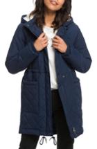 Women's Roxy Slalom Chic Faux Shearling Trim Waterproof Parka - Yellow