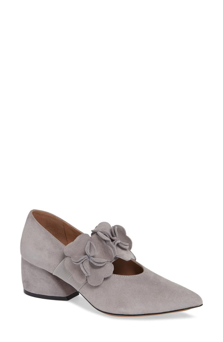 Women's Linea Paolo Biarritz Mary Jane Pump .5 M - Grey
