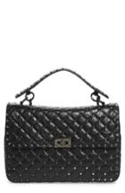 Valentino Garavani Rockstud Leather Top Handle Satchel -