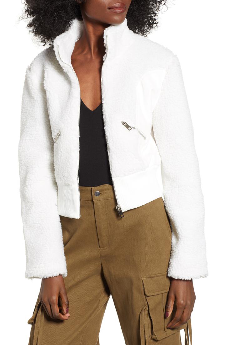 Women's I.am. Gia Trixie Crop Jacket - White