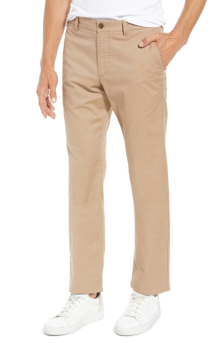 Men's Bonobos Slim Fit Stretch Yarn-dye Washed Chinos X 32 - Beige