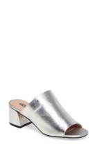 Women's Topshop Notorious Metallic Slide Sandal .5us / 36eu - Metallic