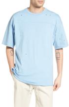 Men's The Rail Destroyed Football T-shirt