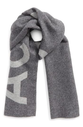 Women's Acne Studios Toronto Scarf, Size - Grey