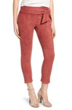 Women's David Lerner Waist Tie Skimmer Leggings - Red