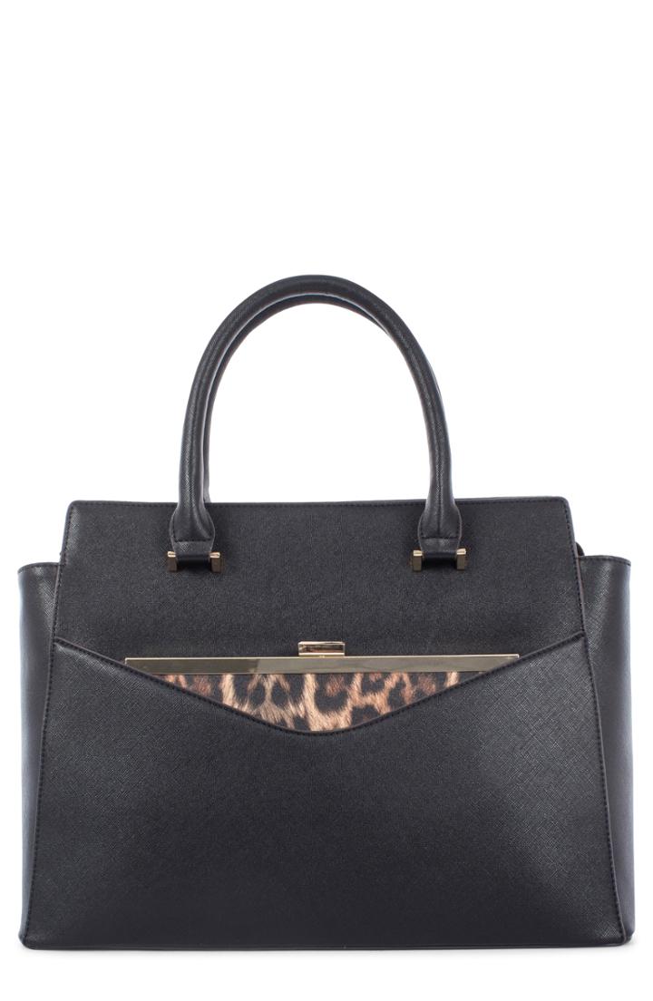Celine Dion Grazioso Faux Leather Satchel -
