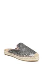 Women's Sam Edelman Kerry Espadrille Mule M - Metallic