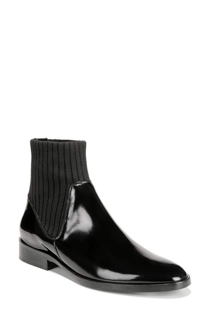 Women's Vince Perlow Sock Bootie .5 M - Black