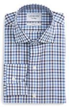 Men's Ledbury The Beecher Slim Fit Gingham Dress Shirt - Blue