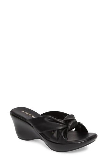 Women's Athena Alexander Soraya Wedge Sandal M - Black