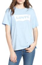 Women's Levi's Logo Ex-boyfriend Tee - Blue