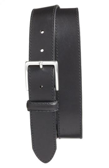 Men's Bosca The Franco Leather Belt - Black