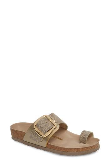 Women's Birkenstock Mirimar Big Buckle Slide Sandal -7.5us / 38eu D - Blue