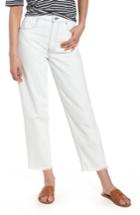 Women's Madewell Tapered Wide Leg Jeans - White