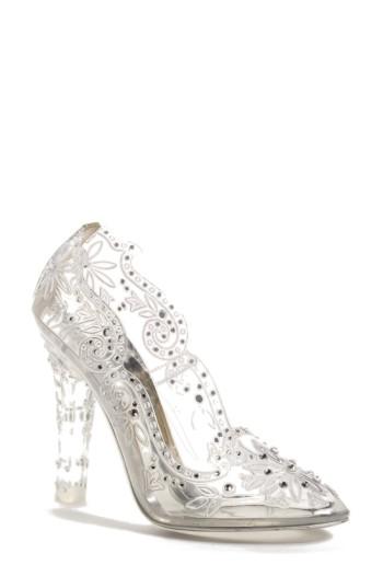 Women's Dolce & Gabbana 'glass Slipper' Pump Us / 39.5eu - White