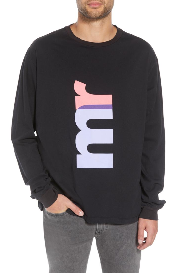 Men's Mr. Completely Big Mr Oversize Long Sleeve T-shirt - Black