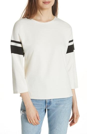Women's La Ligne Varsity Tee - Ivory