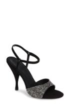 Women's Tory Burch Elodie Embellished Sandal .5 M - Black