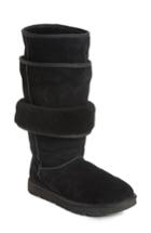 Women's Y/project X Ugg Layered Genuine Shearling Boot Us / 37eu - Black
