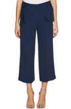 Women's Cece Double Tie Wide Leg Crop Pants - Blue