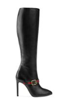 Women's Gucci Sylvie Strap Boot, Size 6us / 36eu - Black