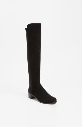 Women's Stuart Weitzman 'reserve' Over The Knee Boot N - Black