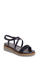 Women's Tamaris 'eda' Platform Wedge Sandal Eu - Blue