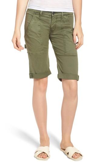 Women's Hudson Jeans The Leverage Cargo Shorts - Green