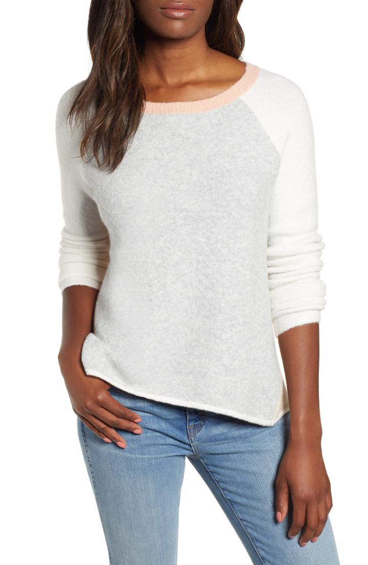 Women's Caslon Colorblock Sweater