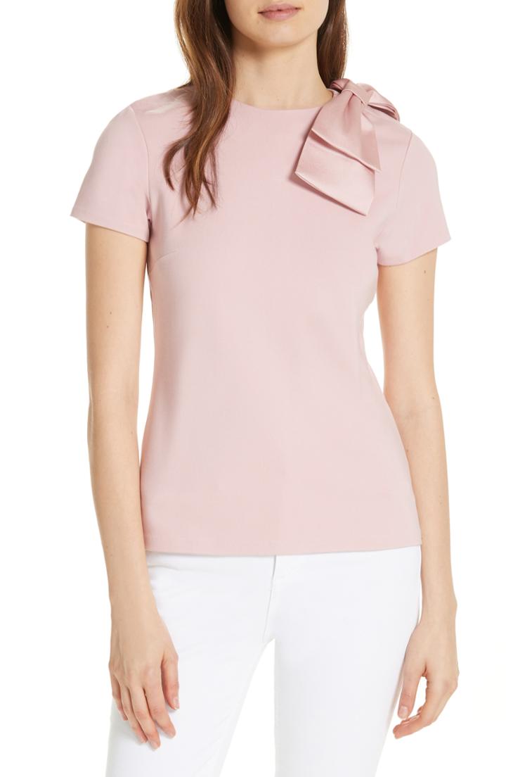 Women's Ted Baker London Joyous Bow Shoulder Top - Pink