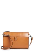Lodis Audrey Vicky Convertible Leather Crossbody Bag - Brown