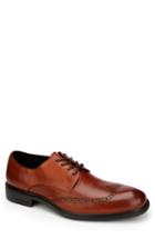 Men's Kenneth Cole New York Garner Saffiano Wingtip Derby M - Brown