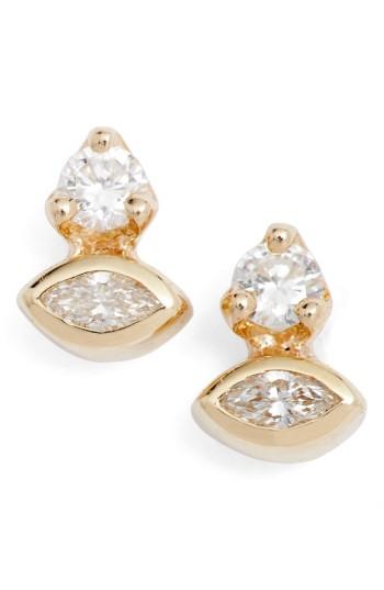 Women's Zoe Chicco Diamond Cluster Stud Earrings (nordstrom Exclusive)