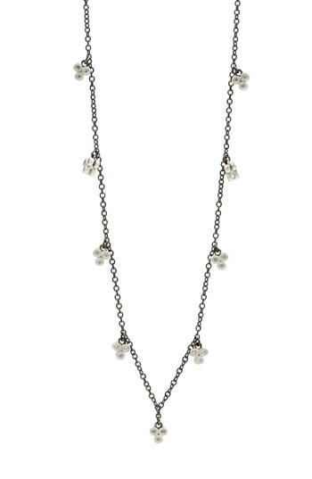 Women's Freida Rothman Industrial Finish 3-point Charm Necklace