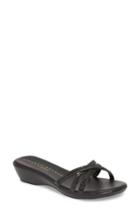 Women's Athena Alexander Harlow Slide Sandal M - Black